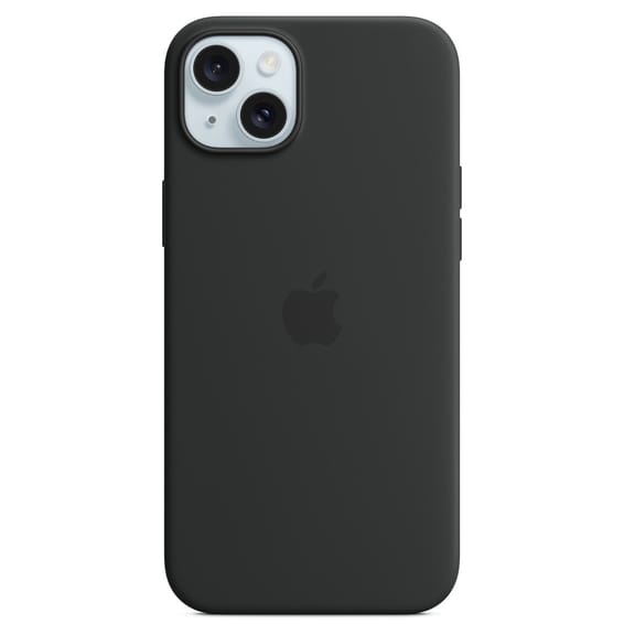 Apple Silicone Case with MagSafe Noir Apple iPhone 15 Plus