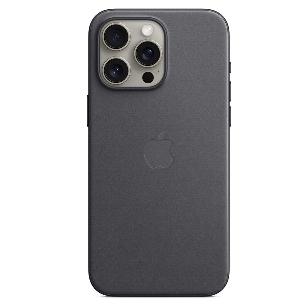 Apple FineWoven with MagSafe Noir Apple iPhone 15 Pro Max — image 1