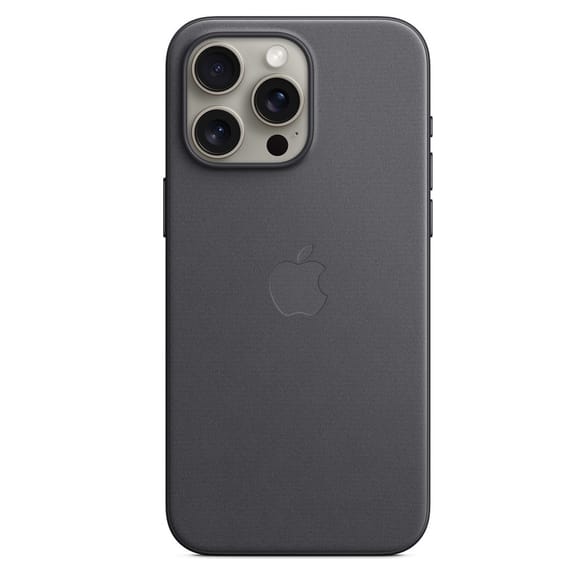 Apple FineWoven with MagSafe Noir Apple iPhone 15 Pro Max