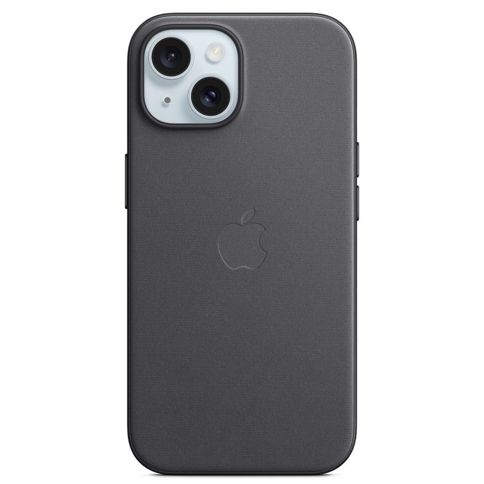 Apple FineWoven with MagSafe Noir Apple iPhone 15 — image 1