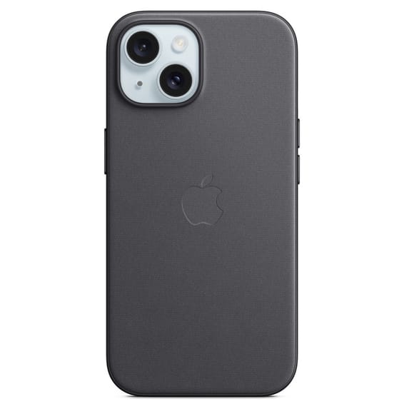 Apple FineWoven with MagSafe Noir Apple iPhone 15
