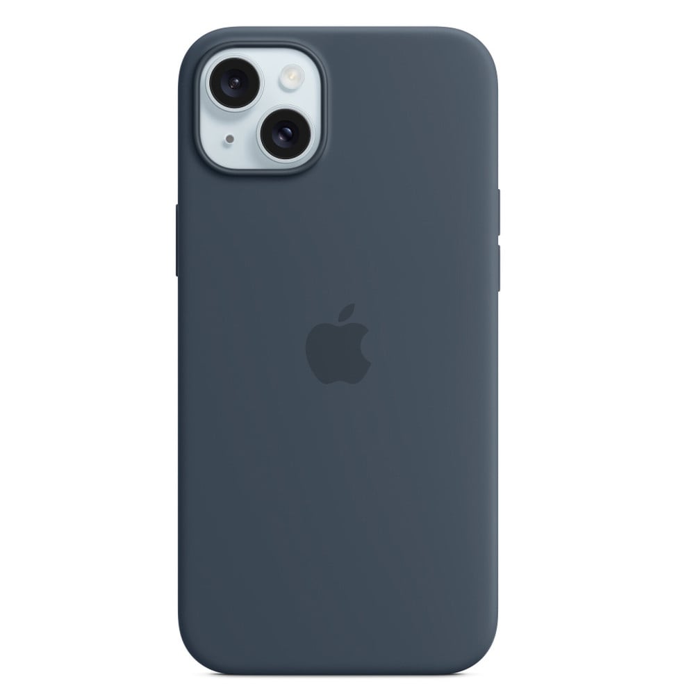 Apple Silicone Case with MagSafe Bleu Orage Apple iPhone 15 Plus