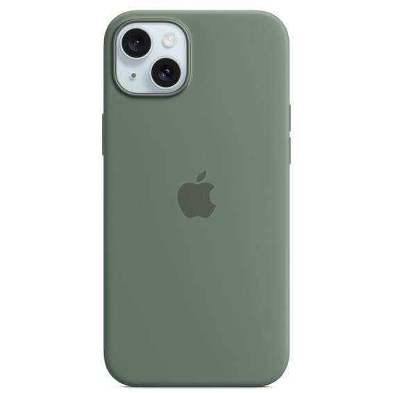 Apple Silicone Case with MagSafe Cyprès Apple iPhone 15 Plus
