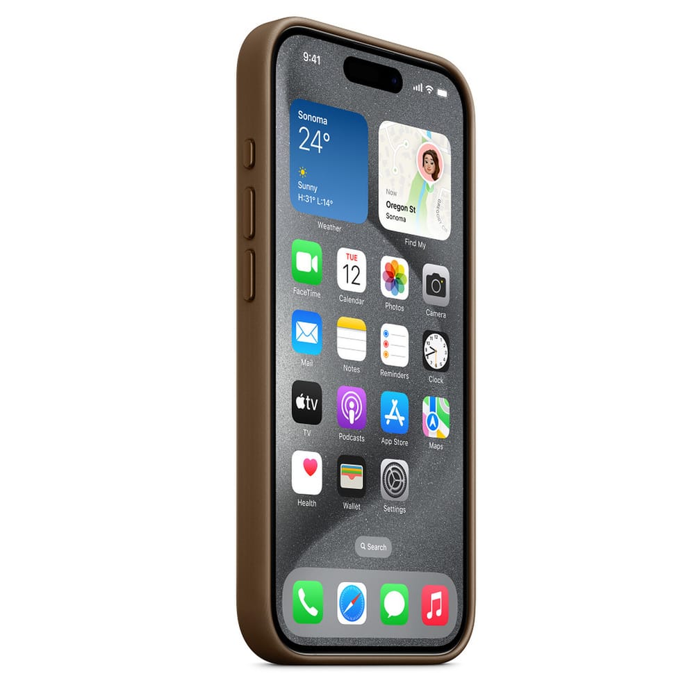 Apple FineWoven with MagSafe Taupe Apple iPhone 15 Pro — image 2