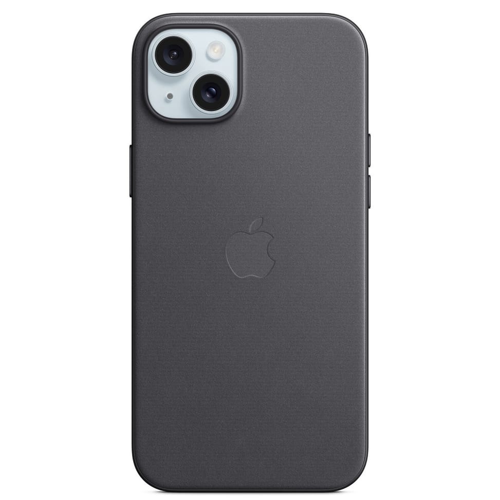Apple FineWoven with MagSafe Noir Apple iPhone 15 Plus — image 1