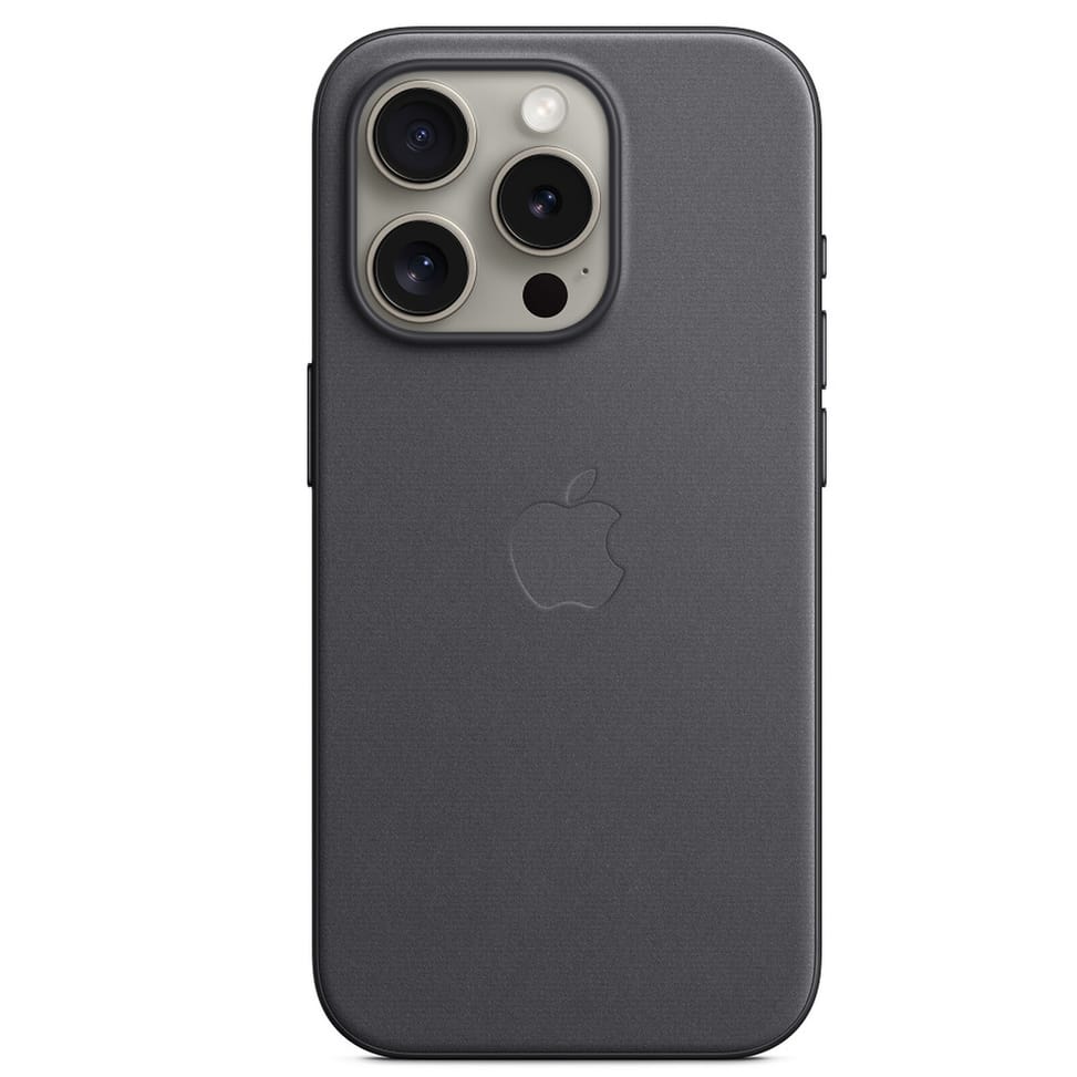 Apple FineWoven with MagSafe Noir Apple iPhone 15 Pro — image 1