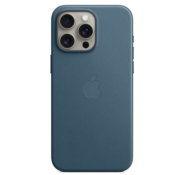 Apple FineWoven with MagSafe Bleu Pacifique Apple iPhone 15 Pro Max