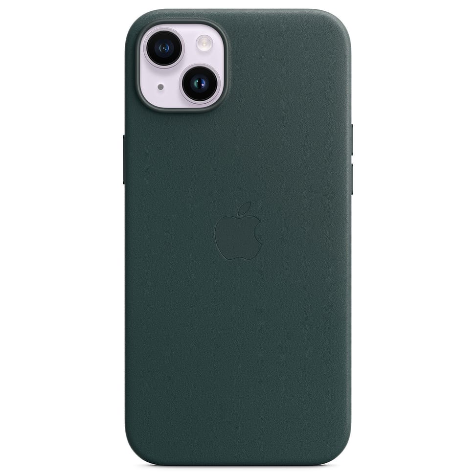 Apple Leather Case with MagSafe Vert forêt Apple iPhone 14 Plus — image 1