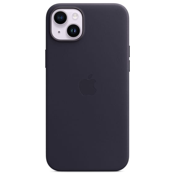 Apple Leather Case with MagSafe Encre violette Apple iPhone 14 Plus