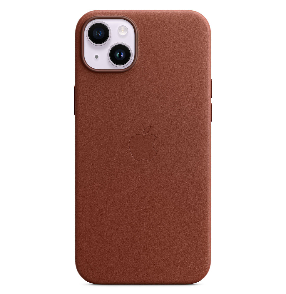 Apple Leather Case with MagSafe Terre de Sienne Apple iPhone 14 Plus
