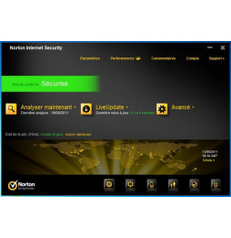 Norton Internet Security 2012 1an/3PCs