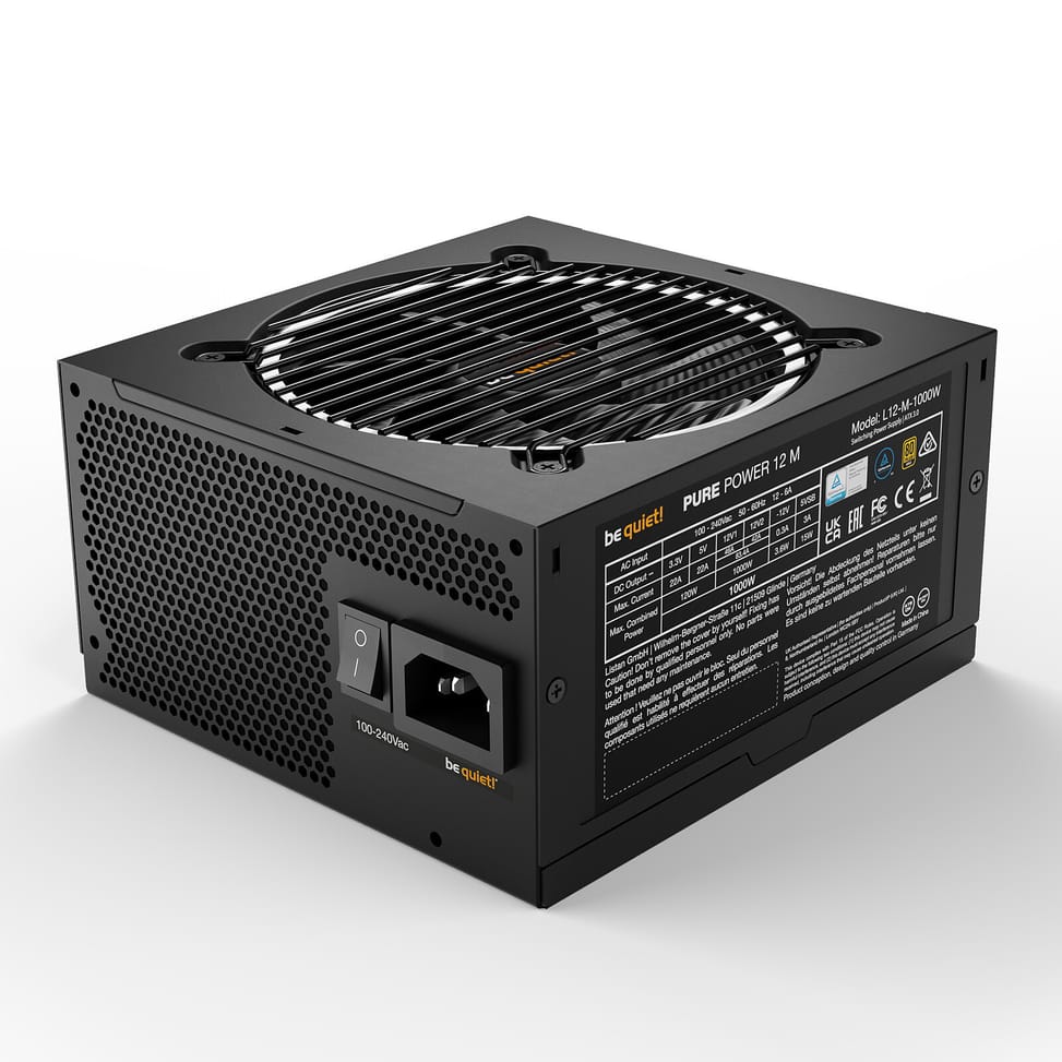 Alimentation PC be quiet! Pure Power 12 M 1000W 80PLUS Gold — image 2