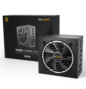 Alimentation PC be quiet! Pure Power 12 M 650W 80PLUS Gold