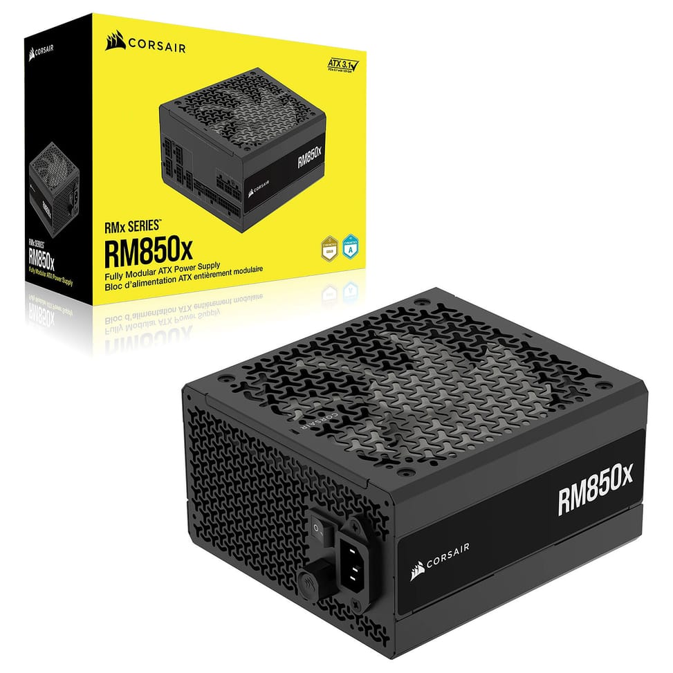 Alimentation PC Corsair RM850x Cybenetics Gold (2024) — image 1