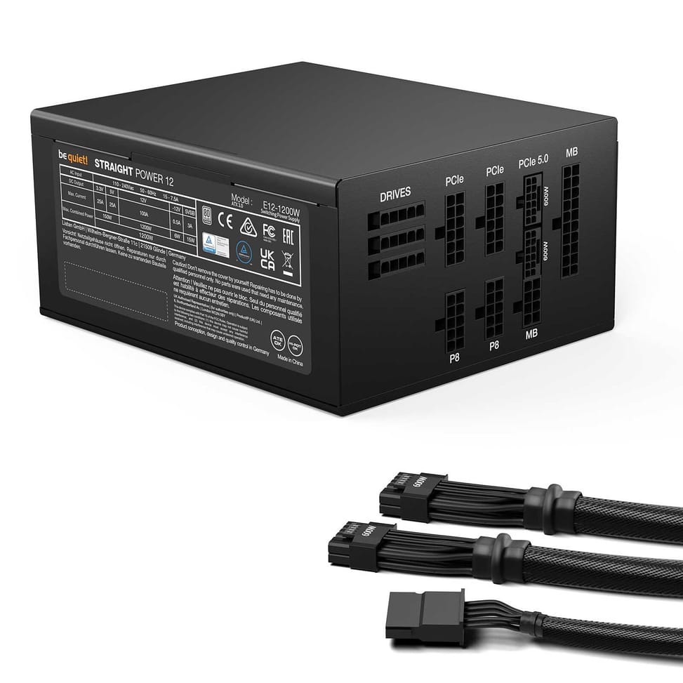 Alimentation PC be quiet! Straight Power 12 1200W 80PLUS Platinum — image 3