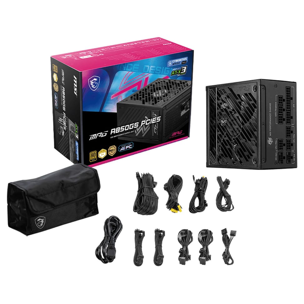 Alimentation PC MSI MPG A850GS PCIE5 — image 5