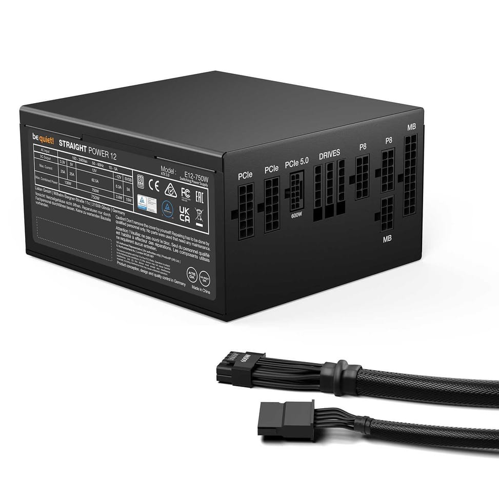 Alimentation PC be quiet! Straight Power 12 750W 80PLUS Platinum — image 3