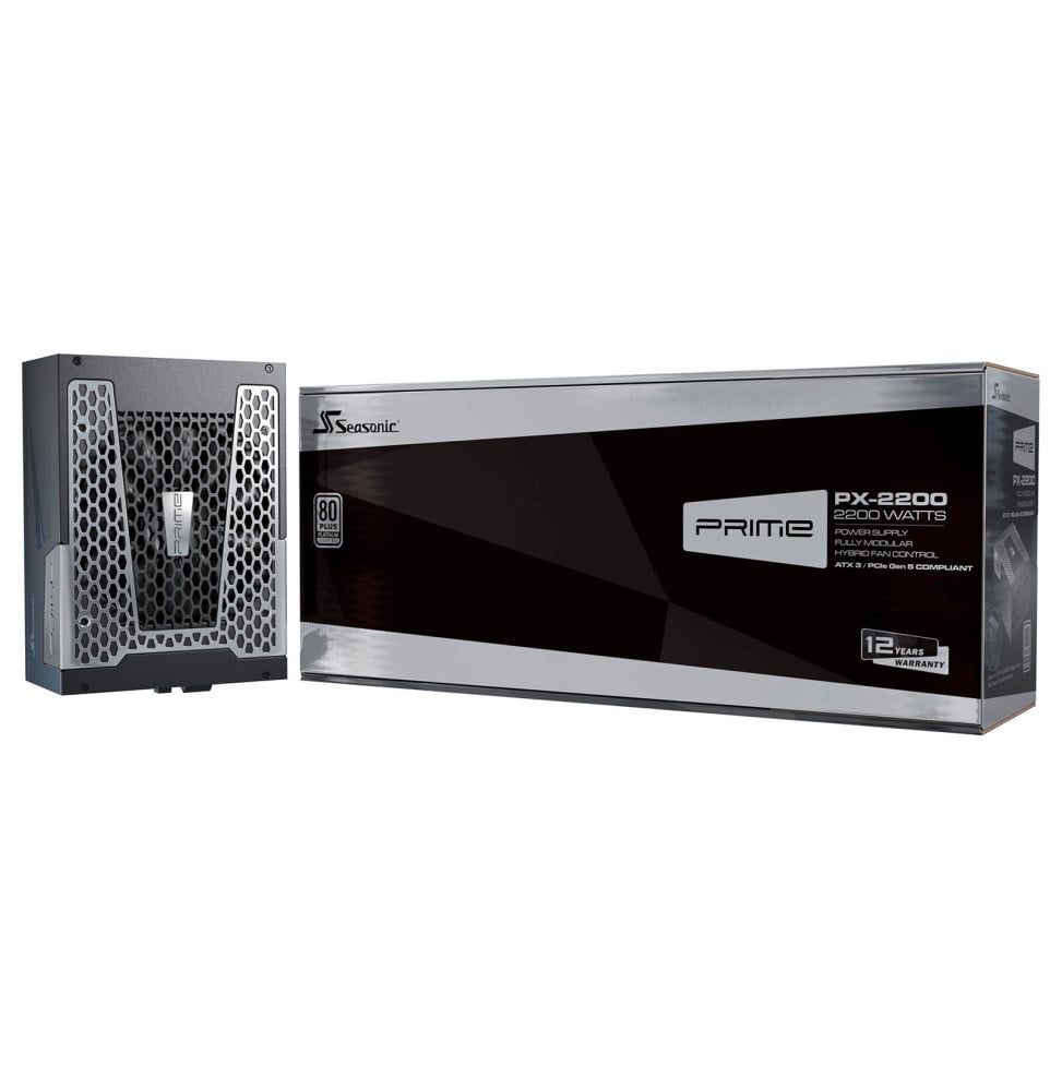 Alimentation PC Seasonic PRIME PX-2200 ATX 3 (2024)