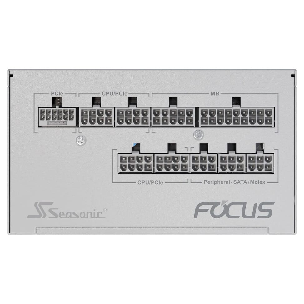 Alimentation PC Seasonic FOCUS GX-1000 ATX 3 (2024) - Blanc — image 4