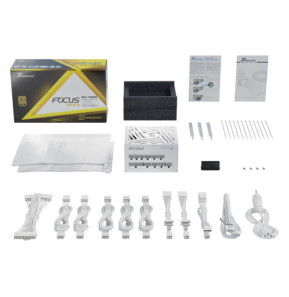 Alimentation PC Seasonic FOCUS GX-1000 ATX 3 (2024) - Blanc