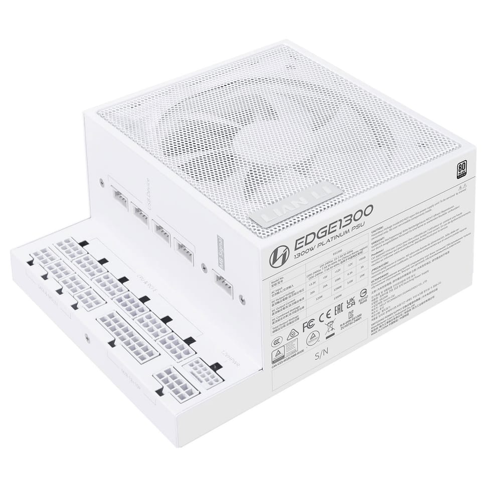 Alimentation PC Lian Li Edge 1300W 80PLUS Platinum - Blanc — image 4