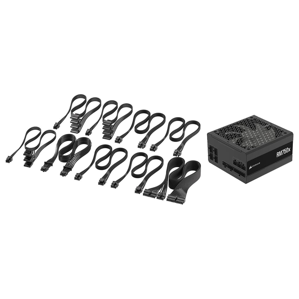 Alimentation PC Corsair RM750x Cybenetics Gold (2024) — image 3