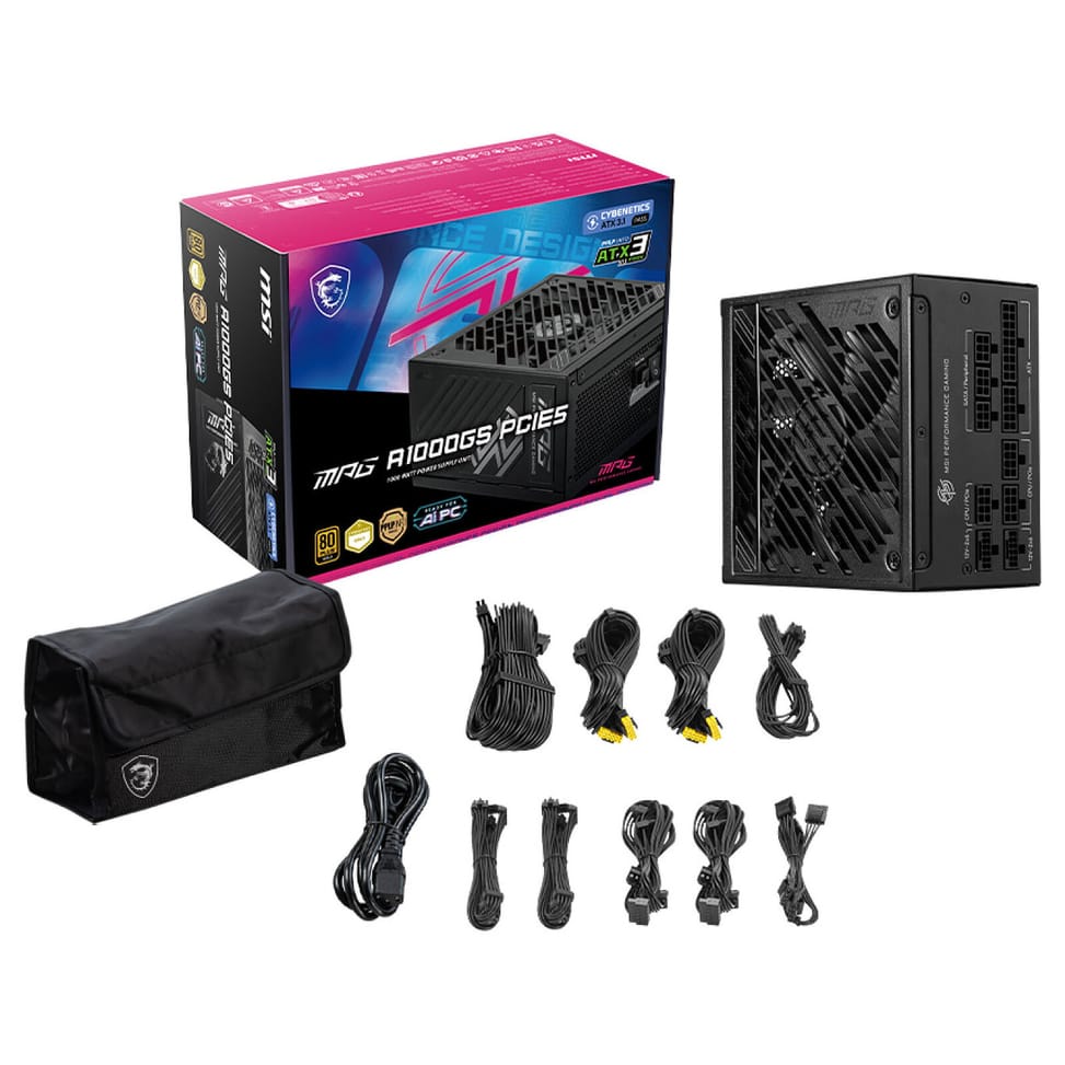 Alimentation PC MSI MPG A1000GS PCIE5 — image 5