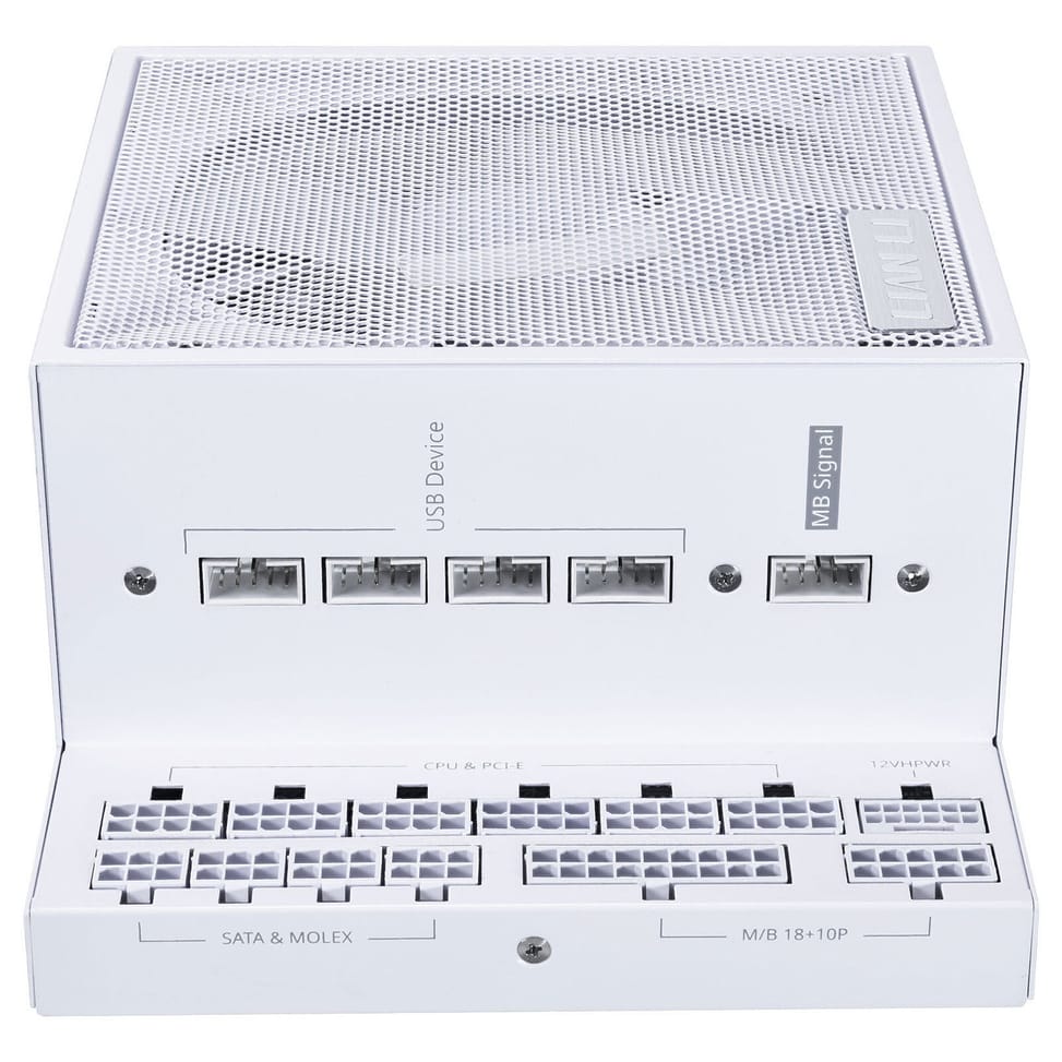 Alimentation PC Lian Li Edge 1000W 80PLUS Platinum - Blanc — image 5