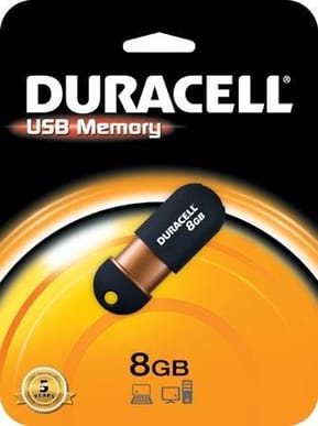 Clé USB Duracell Capless - Noir cuivre — image 3