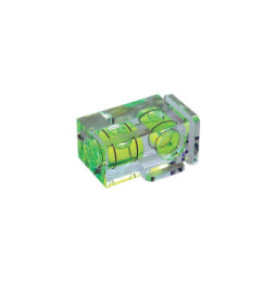 KAISER 6387 niveau a bulle double, fixation sur griffe flash - KAI6387