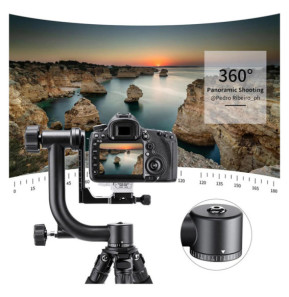 K&F Rotule pendulaire version standard 360 avec plaque de dégagement