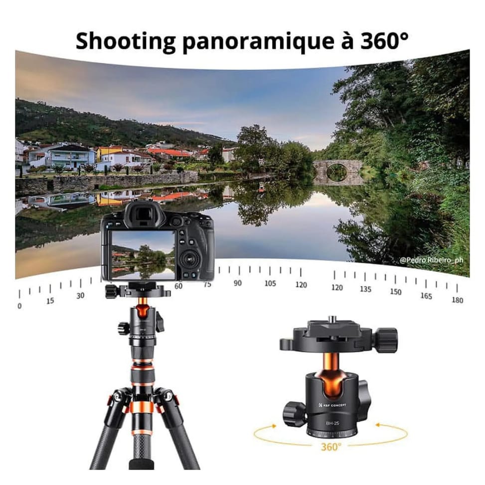 K&F Rotule 360 métal diamètre 25 mm — image 3