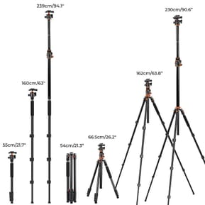 K&F Trépied aluminium + rotule 360 BH-28L — image 3