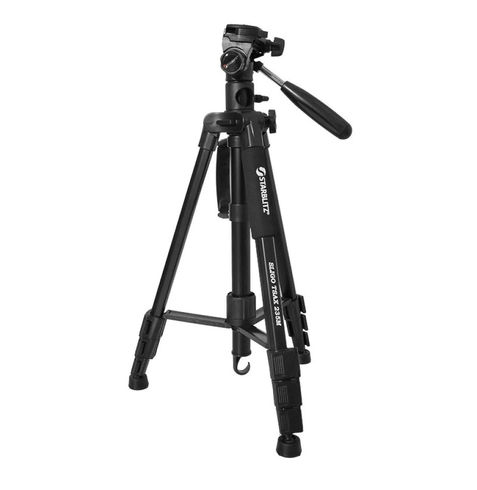 STARBLITZ Trépied SLIGO 166cm tête 3d colonne décentrée, monopode