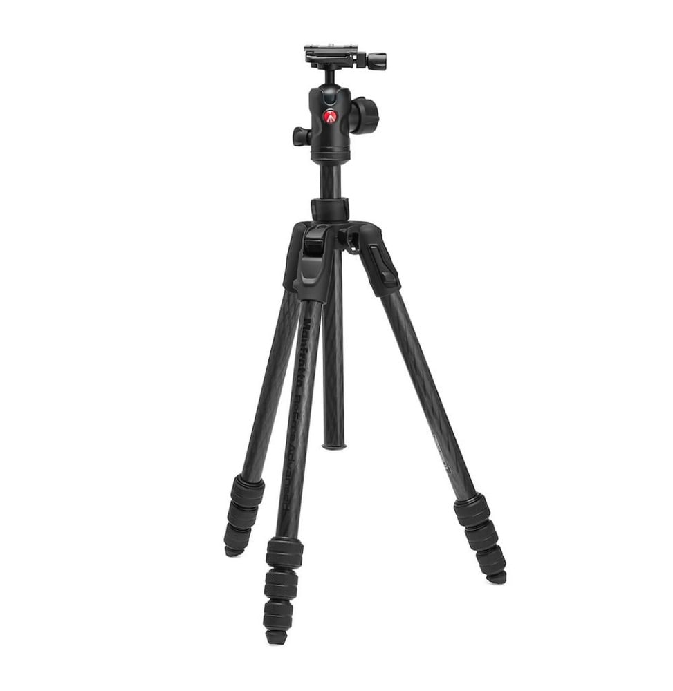 Manfrotto Befree Advanced AS - MKBFRTC4FB-BH Carbone/Rouge