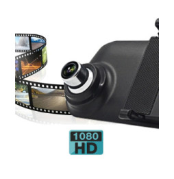 Avizar Dashcam Rétroviseur Écran Intégré Caméra Avant Caméra de Recul Full HD 1080p