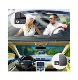 Avizar Dashcam Vidéo Full HD 1080p, 2x Caméras Avant et Arrière Caméra de Recul