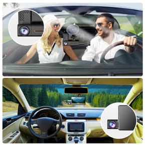 Avizar Dashcam Vidéo Full HD 1080p, 2x Caméras Avant et Arrière Caméra de Recul — image 3