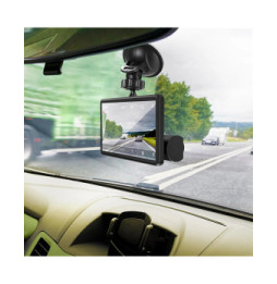 Avizar Dashcam Vidéo Full HD 1080p, 2x Caméras Avant et Arrière Caméra de Recul