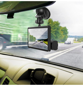 Avizar Dashcam Vidéo Full HD 1080p, 2x Caméras Avant et Arrière Caméra de Recul
