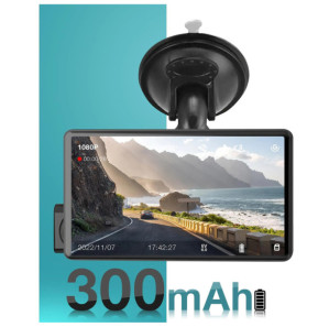 Avizar Dashcam Vidéo Full HD 1080p, 2x Caméras Avant et Arrière Caméra de Recul