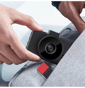 Avizar Dashcam avec Vidéo Ultra HD 1296p, Caméra Voiture avec Fonction Bluetooth