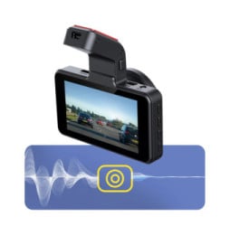 Avizar Dashcam avec Vidéo Ultra HD 1296p, Caméra Voiture avec Fonction Bluetooth