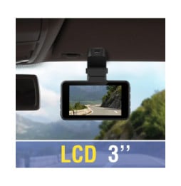 Avizar Dashcam avec Vidéo Ultra HD 1296p, Caméra Voiture avec Fonction Bluetooth