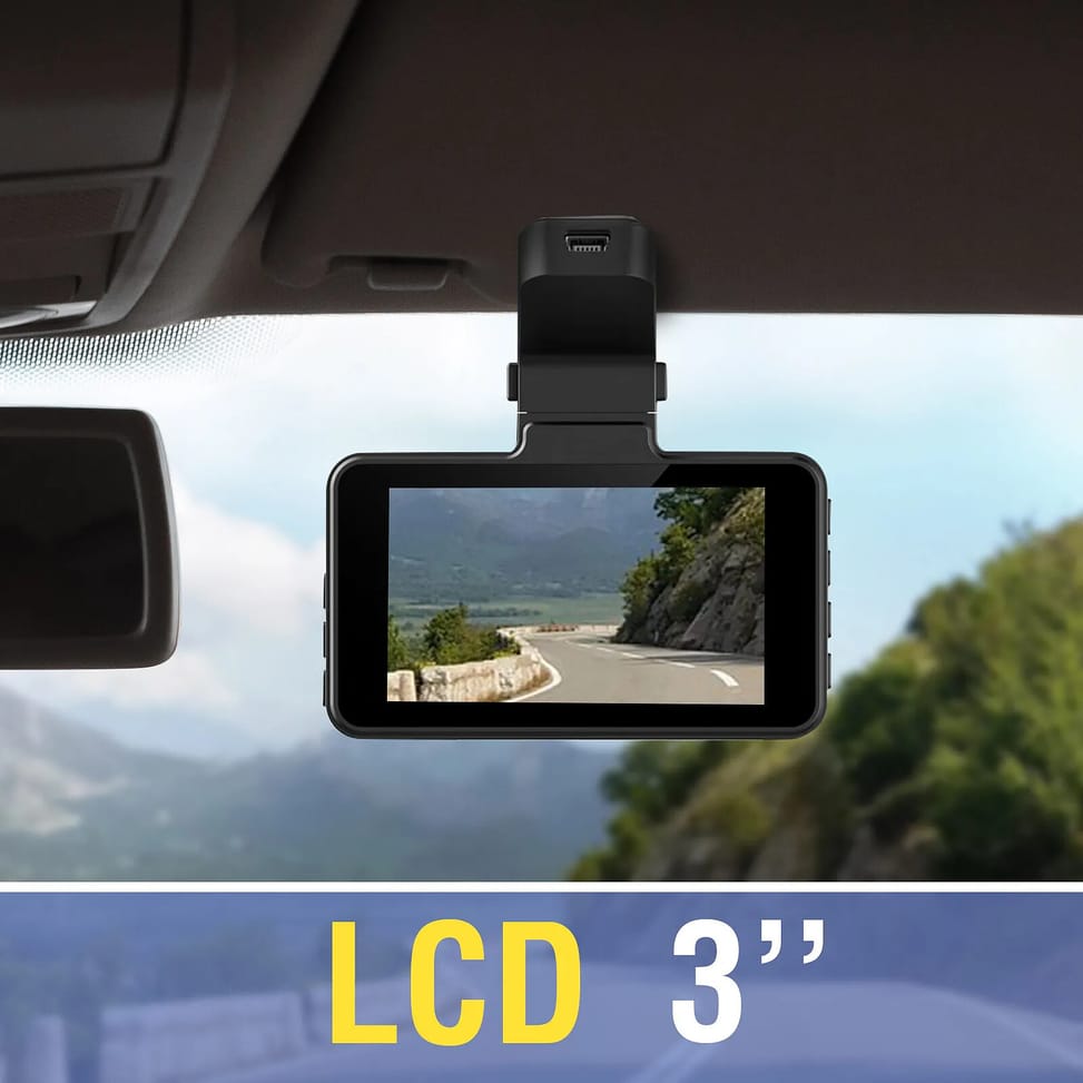 Avizar Dashcam avec Vidéo Ultra HD 1296p, Caméra Voiture avec Fonction Bluetooth — image 5