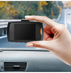 Avizar Caméra Embarquée Full HD 1080p Caméra Avant pour Voiture Discrète et Compacte