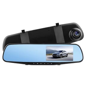 Avizar Dashcam Voiture Rétroviseur Miroir DVR-01 Capteur G Écran TFT 5 Noir
