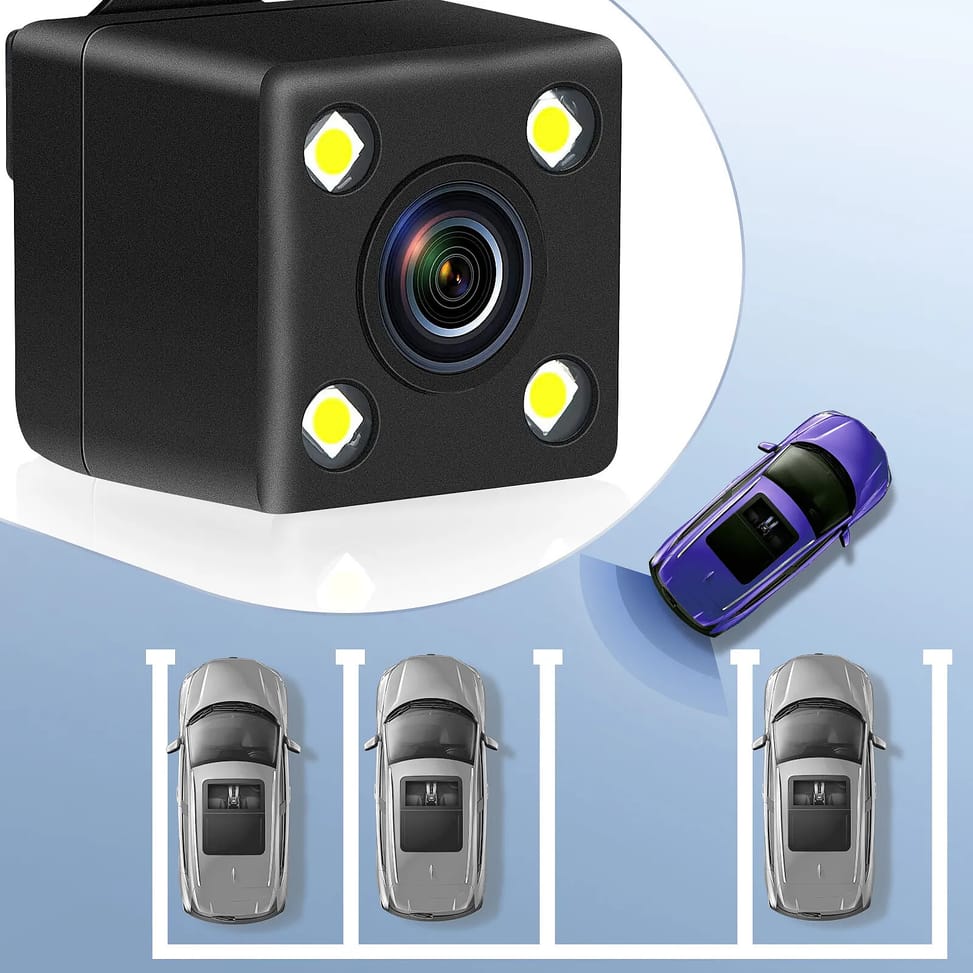 Avizar Dashcam Voiture Rétroviseur Miroir DVR-01 Capteur G Écran TFT 5 Noir — image 4