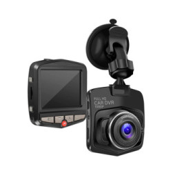 Avizar Dashcam Voiture Fixation Ventouse DVR-05 avec Caméra de recul Noir