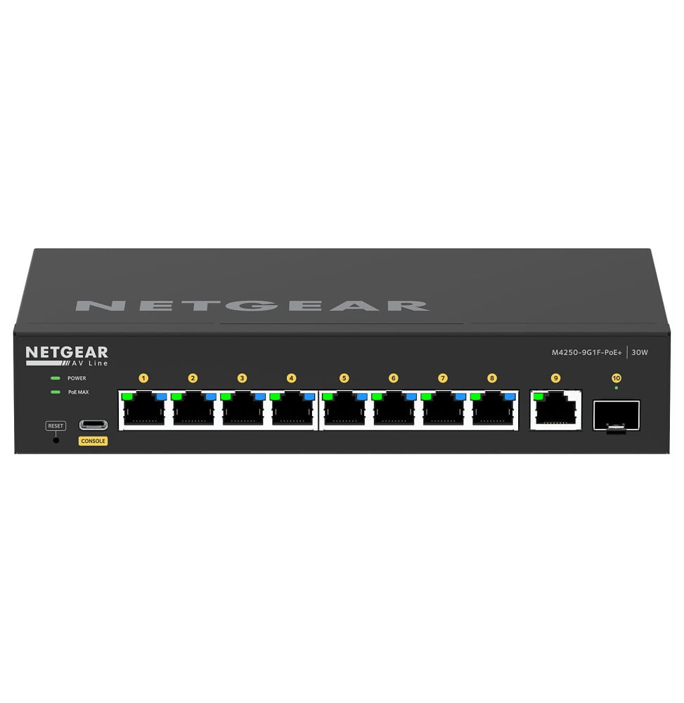 Netgear M4250-9G1F-PoE+